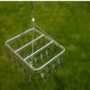 Clothes Drying Racks Windproof Hanger 26 Sock Clips Underwear Pants Towel Stainless Steel Drying Rack Outdoor Airer 27.5 36Cm1 (Size : 27.536Cm2) (27.5 * 36Cm*1) view 3