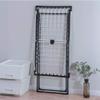 Clothes Drying Racks Wing-Shaped Clothes Hangers Collapsible Easy to Carry Home Balcony Clothes Rack Hotel Barbershop Sheets Towel Rack Gray (Stainless Steel) (Color : Black (Iron)) (Gray (Stainless view 4
