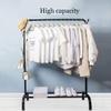 Coat Stand Floor Coat Rack Indoor Single Pole Clothes Shelf Balcony Clothes Pole Outdoor Drying Rack Free Standing Coat Stand view 3