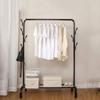 Coat Stand Floor Coat Rack Indoor Single Pole Clothes Shelf Balcony Clothes Pole Outdoor Drying Rack Free Standing Coat Stand view 4