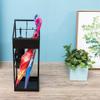 Drain Tray Iron Umbrella Stand Household Hotel Lobby Umbrella Storage Rack Creative Floor Rain Gear Storage Holder 22 22 60cm Storage view 2