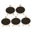5pcs Standing Blackboard Sign Small, Boxwood Tabletop Memo Board Xmas view 1