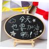 5pcs Standing Blackboard Sign Small, Boxwood Tabletop Memo Board Xmas view 3
