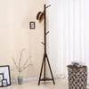 Auto Parts High-Grade Wooden Tree Coat Rack 7 Hooks - Super Easy Assembly No Tools Required - Free Standing Coat Rack Hallway/entryway Coat Hanger Stand for Clothes Suits Accessories B (Color : B) (A view 1