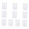 DEARMAMY 10pcs Plastic Food Storage Jars Airtight Lid Versatile Containers for Coffee Tea Sugar and for Kitchen Organization view 1