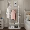 Coat Stand Household Solid Wood Coat Rack Bedroom Hanger Room Storage Large Hanger Free Standing Coat Stand view 3