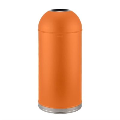 Outdoor/Indoor Trash Can Outdoor Stainless Steel Trash Can with Detachable Inner Bucket Open Top Commercial Trash Can Trash Can 48L/12.6 Gallon Kitchen Trash Can Office Trash Can ( Color : 007 , Size