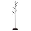 Coat Stand Coat Rack Small Wooden Hall Tree Coat and Hat Rack with Branches (Black) Free Standing Coat Stand view 1