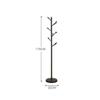Coat Stand Coat Rack Small Wooden Hall Tree Coat and Hat Rack with Branches (Black) Free Standing Coat Stand view 2