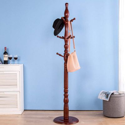 Auto Parts Wooden Coat Rack Freestanding Coat Hanger with Multiple Hooks Modern Style Sturdy and Stable Super Easy to Assemble for Coats Hats Scarves Umbrellas B-192cm (Color : A Size : 192cm) (A 182