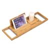 Bathtub Storage Rack Shelf Board Bathtub Telescopic Rack Non-Slip Bamboo Household Bath Stand Bathtub Rack Bath Rack view 1