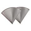 DEARMAMY 2pcs Stainless Steel Espresso Filter Mesh Screen Reusable Fine Mesh Coffee Filter for Hand Drip Brewing for Home Gifts view 1