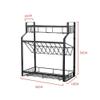 Kitchen Shelf Kitchen Shelf Stainless Steel ThreeLayer Spice Rack Storage Rack view 2
