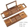 Teak Bathtub Rack Telescopic Solid Wood Bathtub Bathtub Bracket Board Bath Artifact Non-Slip Bathtub Rack view 2