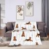 Airedale Terrier Dog Anti-Pilling Fleece Blanket Super Soft Flannel Throw Blanket for Couch Sofa Office view 4
