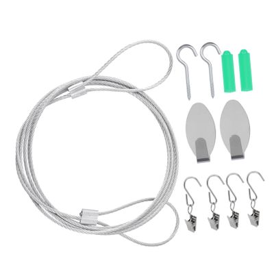 ORFOFE Metal Photo Display Clips Wide Range of Uses Steel Wall Hanging Hooks Photo Holder Business and Note Holder and Break Resistance