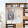 KOMBIUDA 1pc Household Storage Bag for Clothespins Beige Wall-Mounted Organizer Opening for Easy Access Hanging Storage for Clothes Clips Gadgets and Items view 2