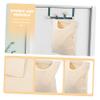 KOMBIUDA 1pc Household Storage Bag for Clothespins Beige Wall-Mounted Organizer Opening for Easy Access Hanging Storage for Clothes Clips Gadgets and Items view 3