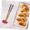 FELTECHELECTR 4pcs Creative Ceramic Tomato Shaped Chopstick Holders Set Lightweight Cutlery Racks for Dining Table for Home Restaurant Office Use view 2
