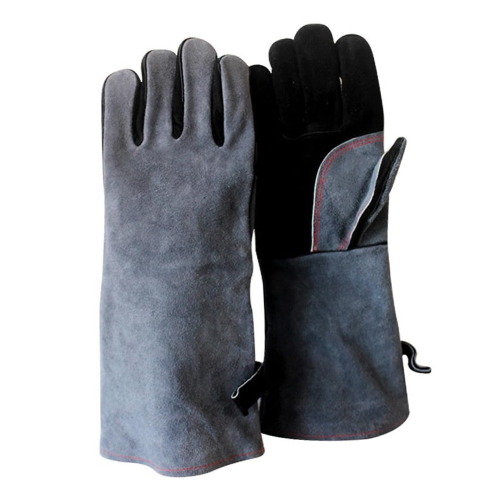 FELTECHELECTR Oven Gloves Cooking Mitts for Baking Soldering and Outdoor Use Protects Hands from High Temperatures