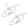 KOMBIUDA 2pcs Spiral Drying Rack for Quilts and Blankets Stainless Steel Blanket Hanger Special Hooks for Drying Clothes and Bedding Space-Saving Design Diameter view 1