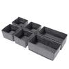 KOMBIUDA 6pcs Non-woven Underwear Storage Box Set Multifunctional Cloth Organizer for Bras Panties and Accessories Space-saving Design for Closet and Organization view 1