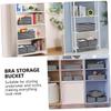 KOMBIUDA 6pcs Non-woven Underwear Storage Box Set Multifunctional Cloth Organizer for Bras Panties and Accessories Space-saving Design for Closet and Organization view 4