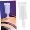 FELTECHELECTR 2pcs Transparent Plastic Wine Exhaust Valves Three-piece Check Valve for Fermentation for Red and Wine Home Brewing Leak Reusable view 4
