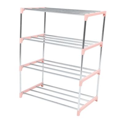 KOMBIUDA Four-layer Shoes Rack for Efficient Storage Easy to Assemble and Material Shoe Holder for Entryway and Closet Modern Minimalist Design Nordic