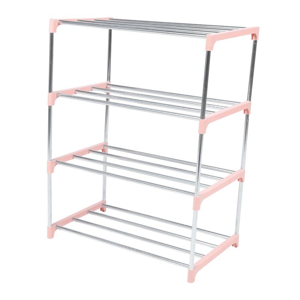 KOMBIUDA Four-layer Shoes Rack for Efficient Storage Easy to Assemble and Material Shoe Holder for Entryway and Closet Modern Minimalist Design Nordic