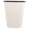 KOMBIUDA Household Square Trash Can for Kitchen Bathroom and Office Creative and Practical Waste Container Space-Saving Design Finish for Wastepaper and Tissues view 1