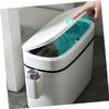 KOMBIUDA Bathroom Trash Can Motion Sensor Garbage Can Plastic Trash Bin Lid Easy Open Lid Kitchen Garbage Bin view 2