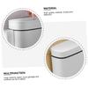 KOMBIUDA Bathroom Trash Can Motion Sensor Garbage Can Plastic Trash Bin Lid Easy Open Lid Kitchen Garbage Bin view 4