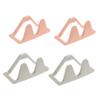 KOMBIUDA Wall-Mounted Slipper Storage Rack No-Drill Adhesive Hangers for Home Organization Includes Pink and Slipper Holders Easy to Install and Removable view 1