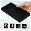 DEARMAMY Silicone Bathroom Vanity Tray Compact Reusable Soap Holder for Storage Decorative Jewelry Perfume Dish for Countertop and Bathroom Essentials view 3