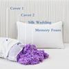 Friendriver Shredded Memory Foam Pillows for Sleeping 2 Pack - Cooling Bed Pillows King Size Set of 2 - Firm Pillow for Side and Back Sleepers Adjustable Gel Pillow with Removable Cover view 3