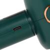 Kuuleyn Portable Handheld Fan, Battery Operated Fan with Base, Smart Digital Display Handheld Fan Leafless Silent Small Turbine Fan Pocket Portable USB Electric Fan for Desktop(Green) view 4