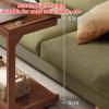 C Tables with Lockable Wheels, Mobile Couch Desk Table with Adjustable Tiltable Table Top, Snack Side Table with Storage Shelves, Sofa Side Table Slide Under ( Color : Straight bracket , Size : L80CM view 4
