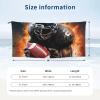 NONHAI Beach Towel Cool American Football Microfiber Bath Towels Quick Dry Towel for Swimmers Sand Proof Beach Towels Absorbent Bathroom Towel for Hotel Gym Spa Yoga Bath Towel 27.5"x55" view 2