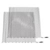 Fireplace Mesh Screen Curtain, Corrosionproof Decorative Heat Fireplace Screen Stainless Steel 2pcs for Home (24 * 22in) view 1