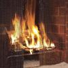 Fireplace Mesh Screen Curtain, Corrosionproof Decorative Heat Fireplace Screen Stainless Steel 2pcs for Home (24 * 22in) view 4