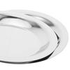 6Pcs Stainless Steel Wine Bottle Coasters Round Anti-Slip Silver Metal Drink Coasters for Dining Table Tea Cups and Home Use 4.52X4.52X0.39Inch view 3