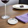 6Pcs Stainless Steel Wine Bottle Coasters Round Anti-Slip Silver Metal Drink Coasters for Dining Table Tea Cups and Home Use 4.52X4.52X0.39Inch view 4