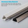 BBHW 3ft-20ft Curtain Rails with Mute Rollers, Aluminum Alloy Cuttable Curtain Track, Window/Closet/Bunk Curtain Rod Ceiling Mount (Color : White, Size : 152cm (5ft)) view 3