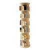 ZFUCMAYL Rotating Bookshelf,6th Floor CD Rack Solid Wood Corner Shelf, Rack Standing Shelves with Open Design for Bedrooms Living Rooms Game Rooms (Size : 6 Tiers) view 1