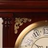 GaRcan Mantelpiece Clock Retro Desk Clock with Brass Decoration, Arabic Numerals Mantel Clock, Tabletop Clock with Sweeping Seconds Movement, 19.8 Inches Table Clock view 3