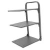 OKUMEYR Foldable Kitchen Pan Organizer Rack Multi Carbon Steel Pot Storage for Cabinets under Sink Space-saving Design for Pans Pots and Spice Bottles Efficient Kitchen Storage view 1