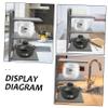 OKUMEYR Foldable Kitchen Pan Organizer Rack Multi Carbon Steel Pot Storage for Cabinets under Sink Space-saving Design for Pans Pots and Spice Bottles Efficient Kitchen Storage view 4