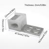 SEIWEI 8pcs Sofa Couch Spring Clips, Upholstery Furniture Spring Clips, Spring Buckle Sofa Spring Clamps for Chair Bed Sofa Car Seats Spring Clips Repair Parts, 47.5mm/1.87in, Silver view 2