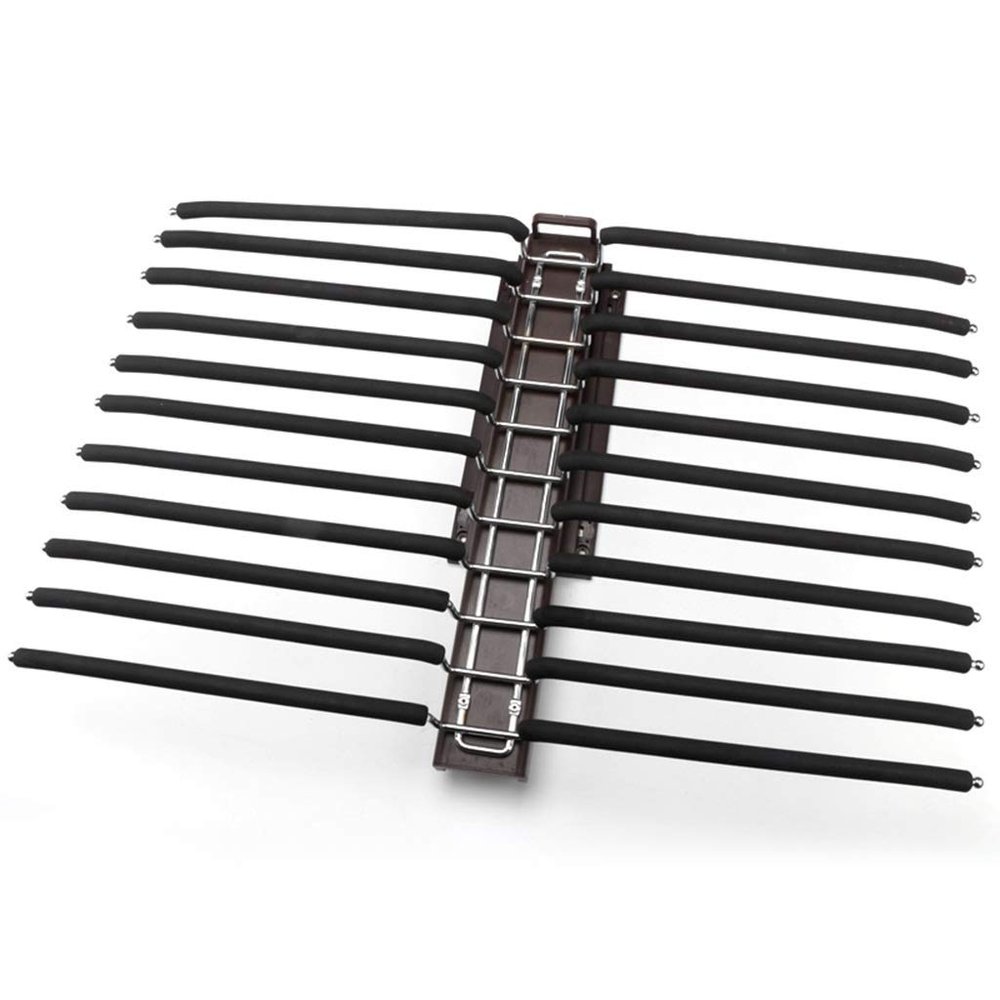 Aluminum Alloy Double-Row Top-Mounted Retractable Trouser Rack al Household Wardrobe Trouser Rack